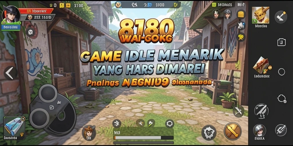 Tampilan gameplay Idle yang seru dan menawan.