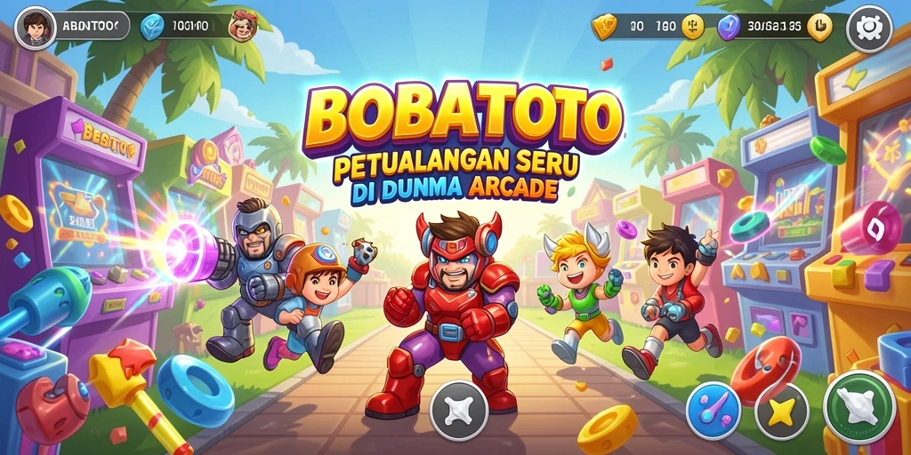 Tampilan gameplay BOBATOTO dengan aksi seru dan tantangan menarik.