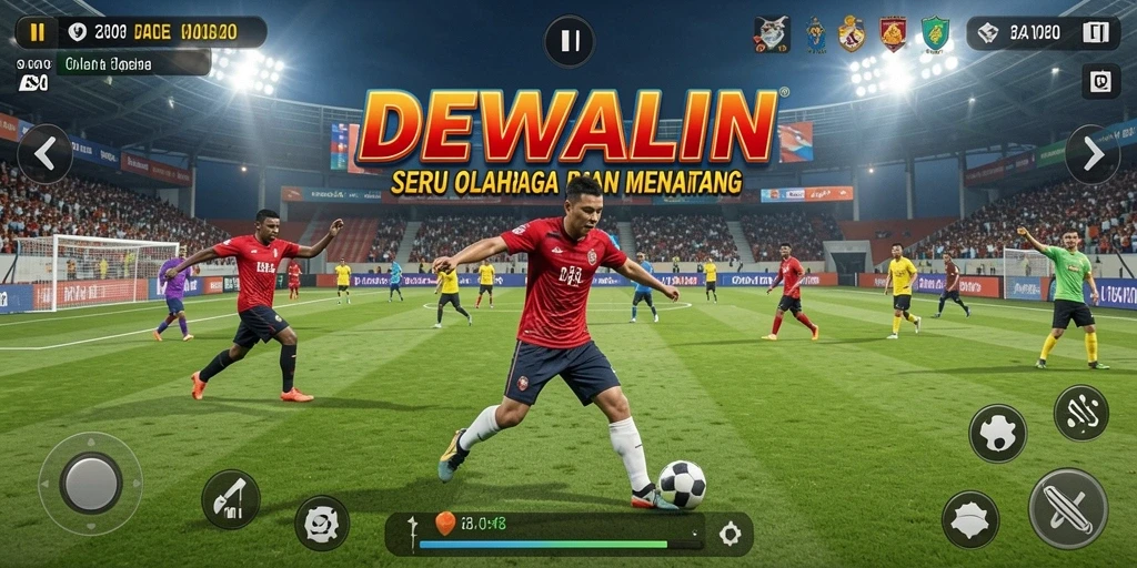 Gameplay seru DEWALIN dengan aksi olahraga yang mengesankan.