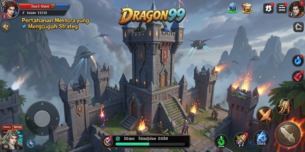 Tampilkan gameplay menara seru dalam DRAGON99 dengan strategi mendalam.