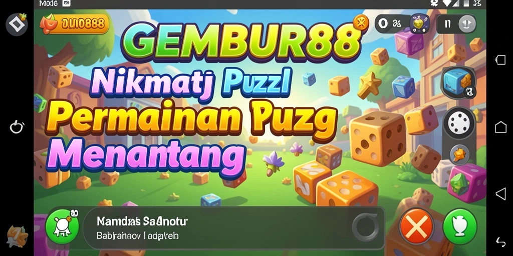 Tampilan gameplay seru dari GEMBUR88 yang menantang.