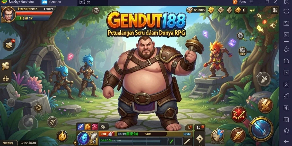 Tampilan gameplay menarik dan fantastis di GENDUT188.