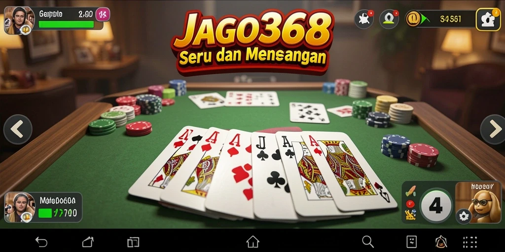 Tangkapan layar JAGO368 yang menunjukkan antarmuka permainan Gaple yang menarik.