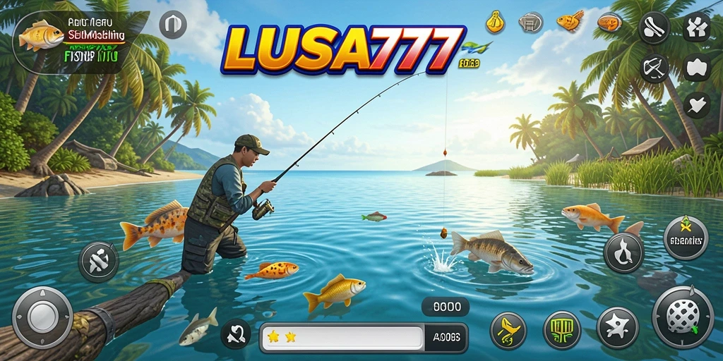 Tangkapan ikan yang menakjubkan dalam LUSA777 dengan grafis yang memukau.