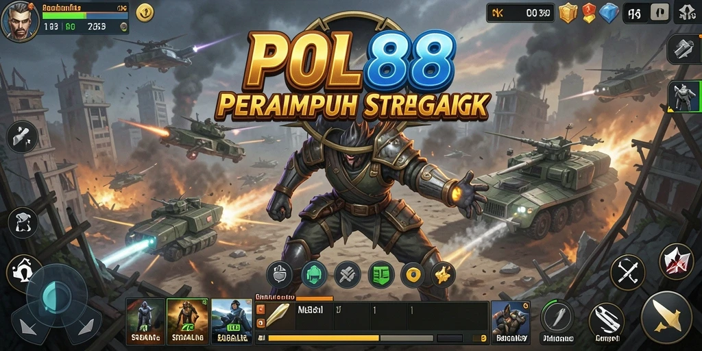 Tampilan layar gameplay <strong>POL88</strong> yang menarik dan penuh taktik.