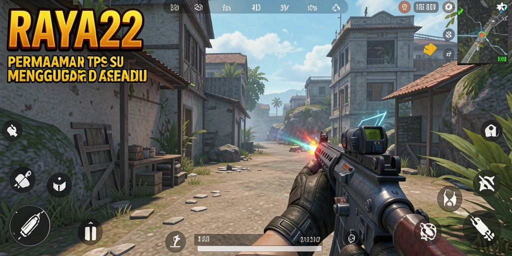 Tampilan aksi mendebarkan dari gameplay RAYA22 yang seru.