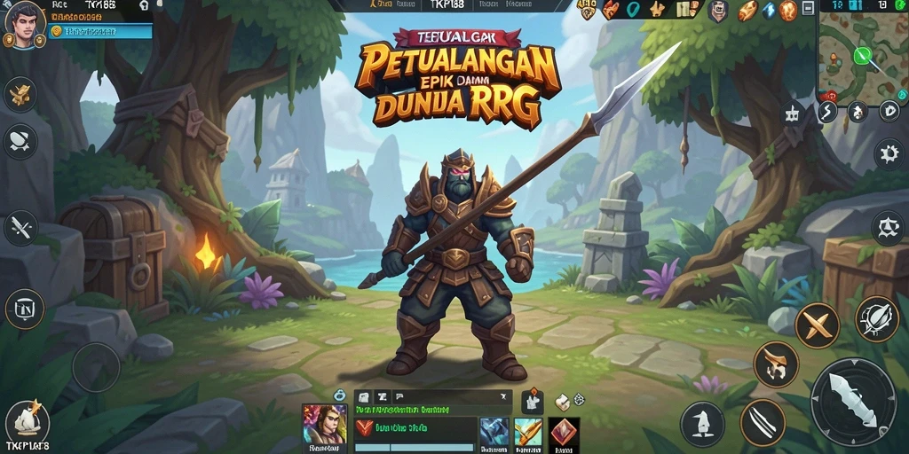 Tampilan luar biasa dari gameplay RPG yang mendebarkan.