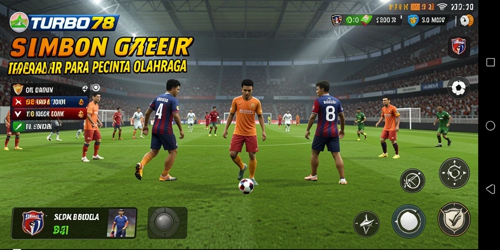 Gameplay seru yang menangkap esensi sepak bola.