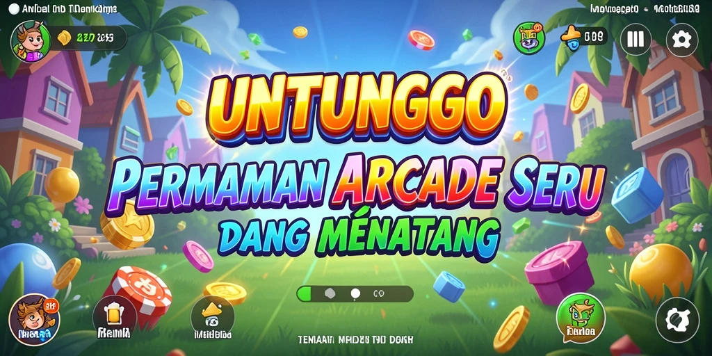 Tampilan gameplay UNTUNGGO yang seru dan menarik.